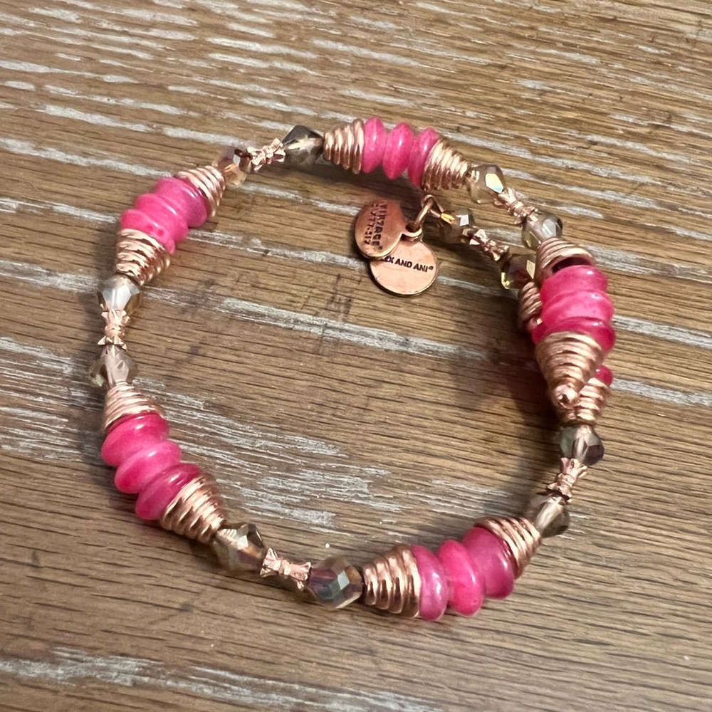 Rose Gold And Pink Alex And Ani Bracelet